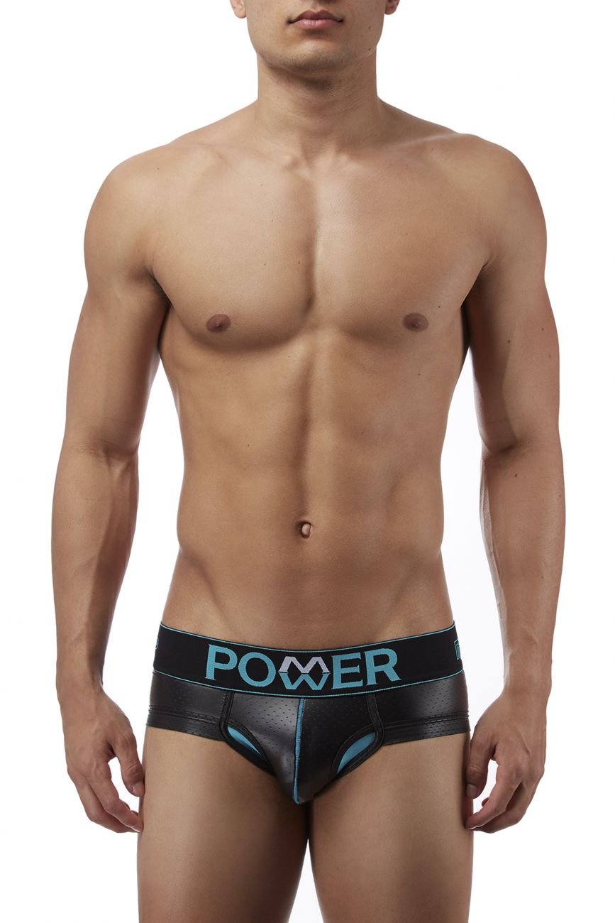 Lazer Mesh Bikini Brief Black